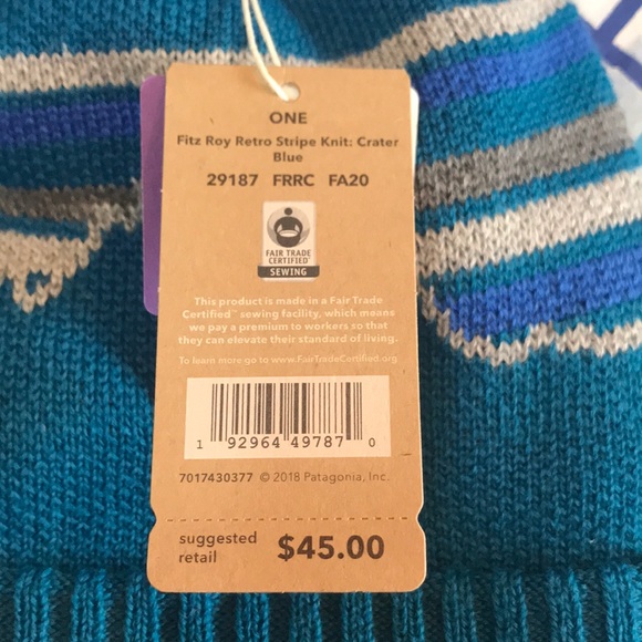 Brand New Patagonia Powder Town Beanie Pom Hat - Picture 10 of 11